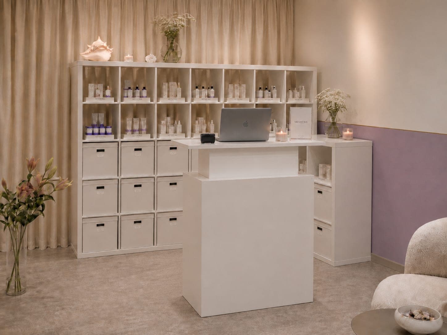 Recepce a prostor studia Siren Beauty House